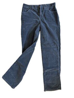 Gloria Vanderbilt Jeans Blue Corduroy Sz 8 Average Missy